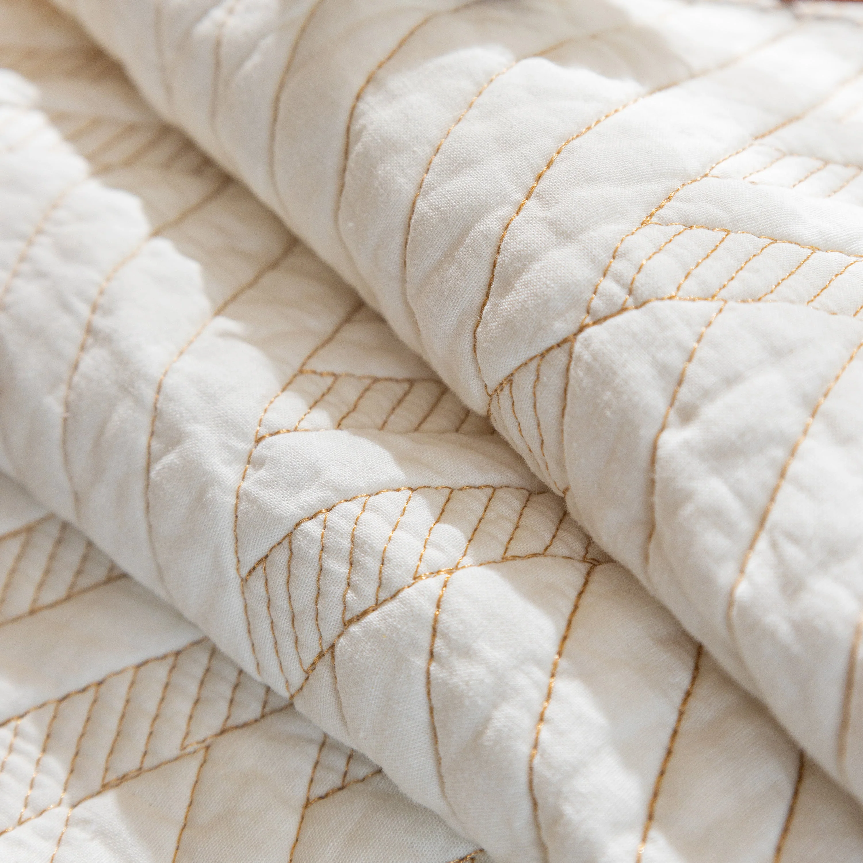 Quilted Geometric Cotton Sofa Cover, Non-Slip & Thick Padded Furniture Covers - Image 19