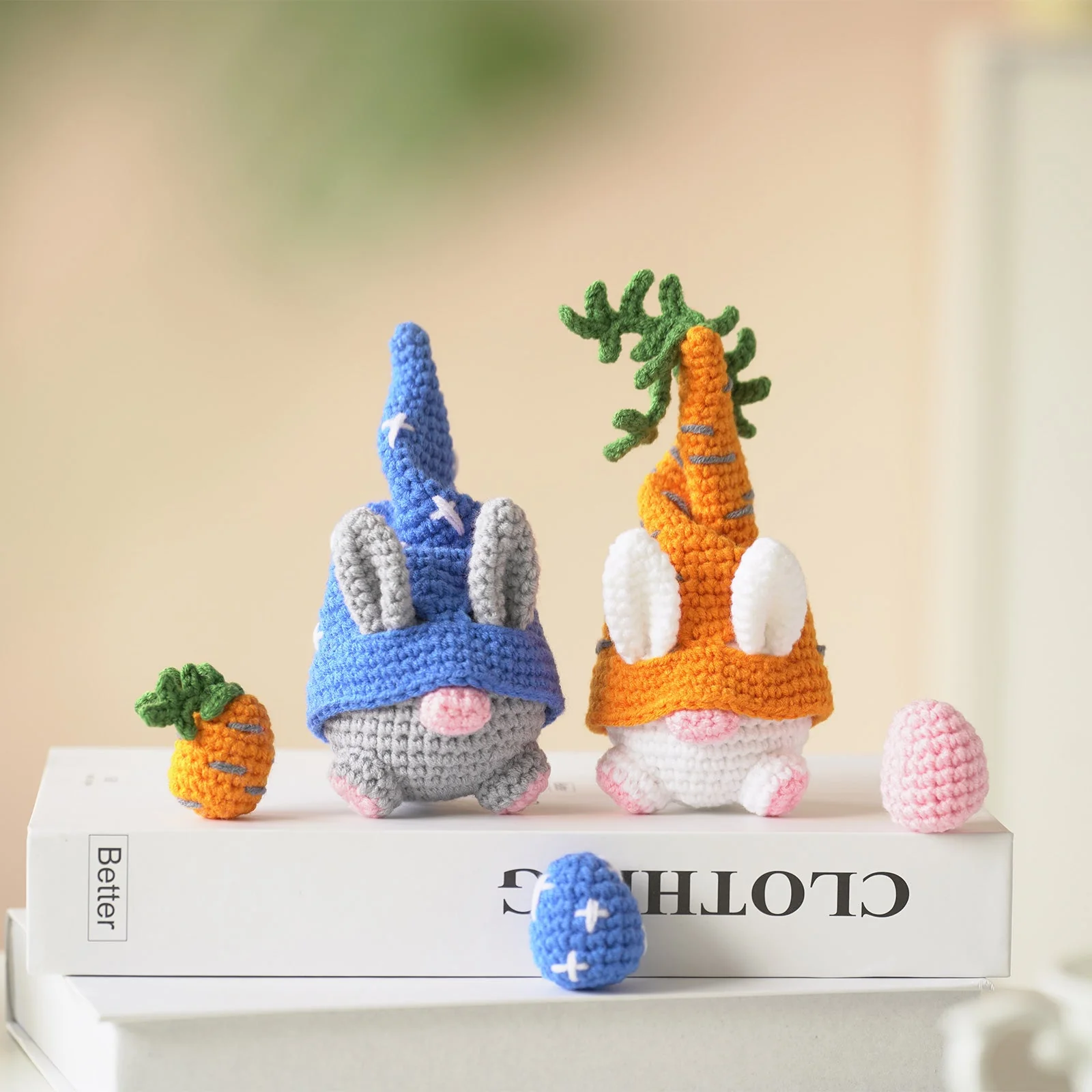 Rabbits Amigurumi DIY Crochet Kit Wizardi F07N8-M144 - Image 2