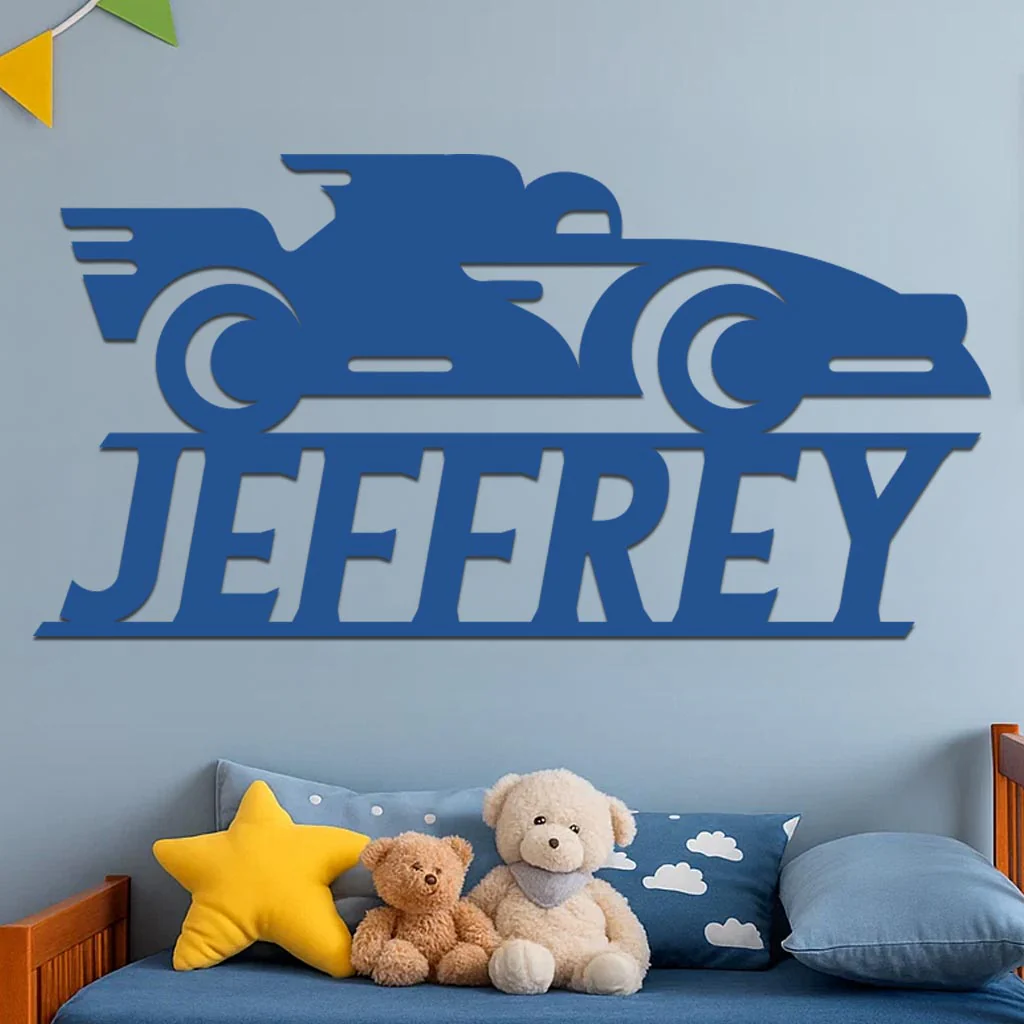 Race Car Name Sign - Image 4