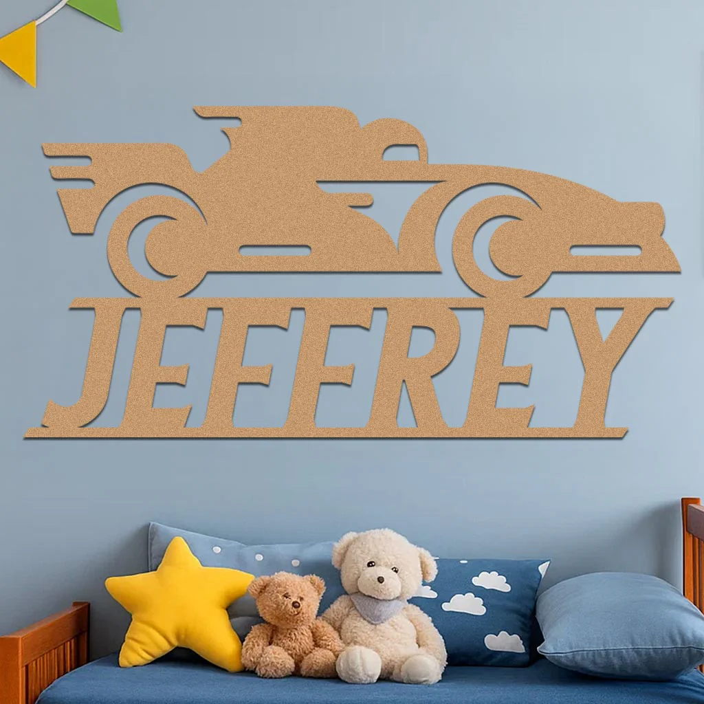 Race Car Name Sign - Image 5