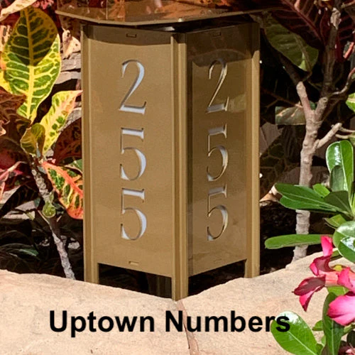 RadiantLight 14" tall ADDRESS MARKER Landscape Light - Garden Light - Image 4