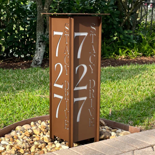 RadiantLight 27" tall ADDRESS MARKER Landscape Light - Garden Light - Image 13