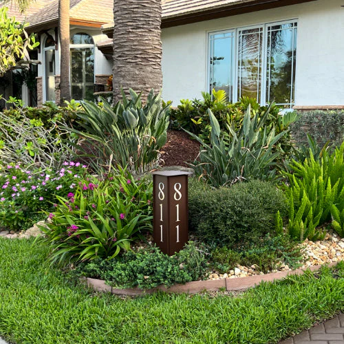 RadiantLight 27" tall ADDRESS MARKER Landscape Light - Garden Light - Image 8