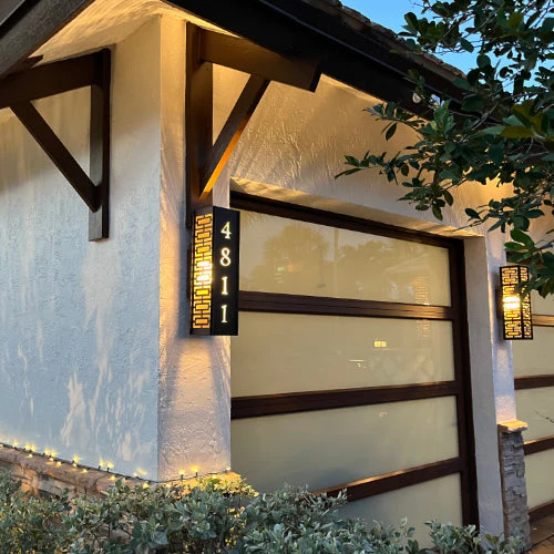 RadiantLight Address Marker Wall Sconces - Outdoor Wall Lights - Image 2