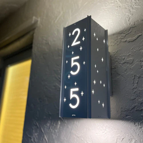RadiantLight Address Marker Wall Sconces - Outdoor Wall Lights - Image 3