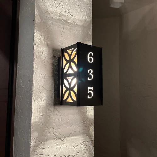 RadiantLight Address Marker Wall Sconces - Outdoor Wall Lights - Image 6