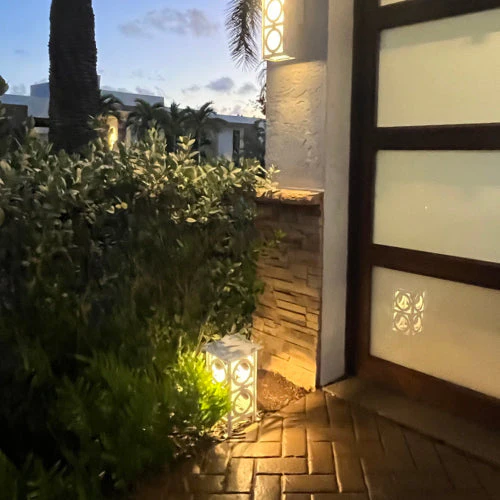 RadiantLight Circles Breeze Block Landscape Light - Garden Light - Image 11