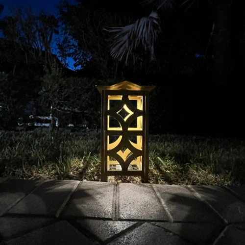 RadiantLight Diamond Breeze Block Landscape Light - Garden Light - Image 7