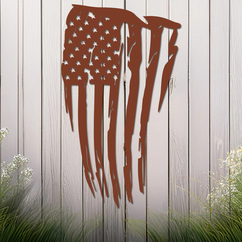 Ragged American Flag - Image 7