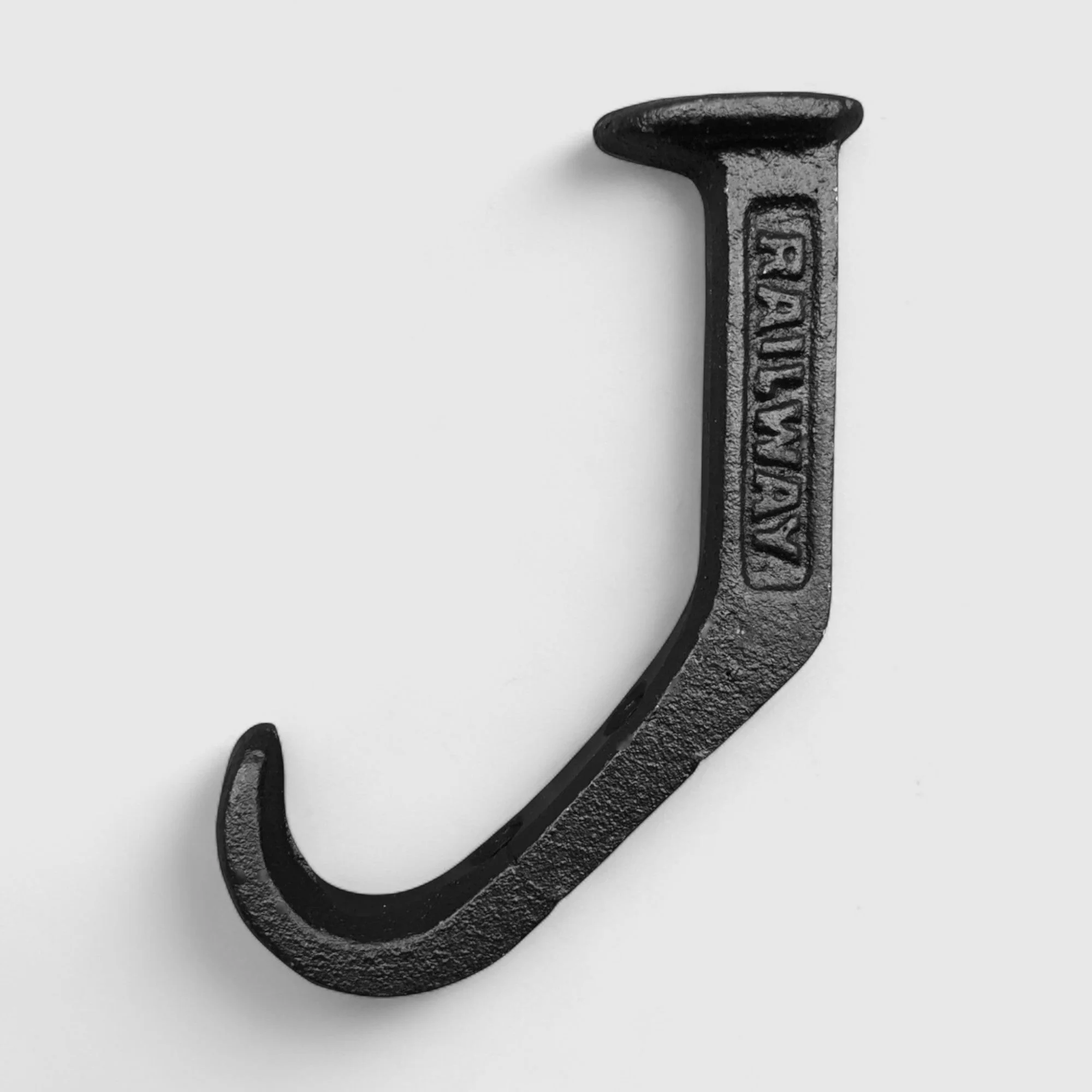 Railroad Spike Hook, Cast Iron Rustic Industrial Decor - Image 2