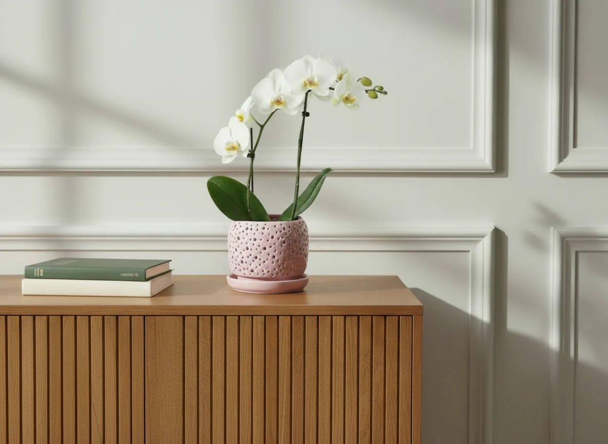 Rain Drop Orchid Planter-Pastel By Plantatorem - Image 3