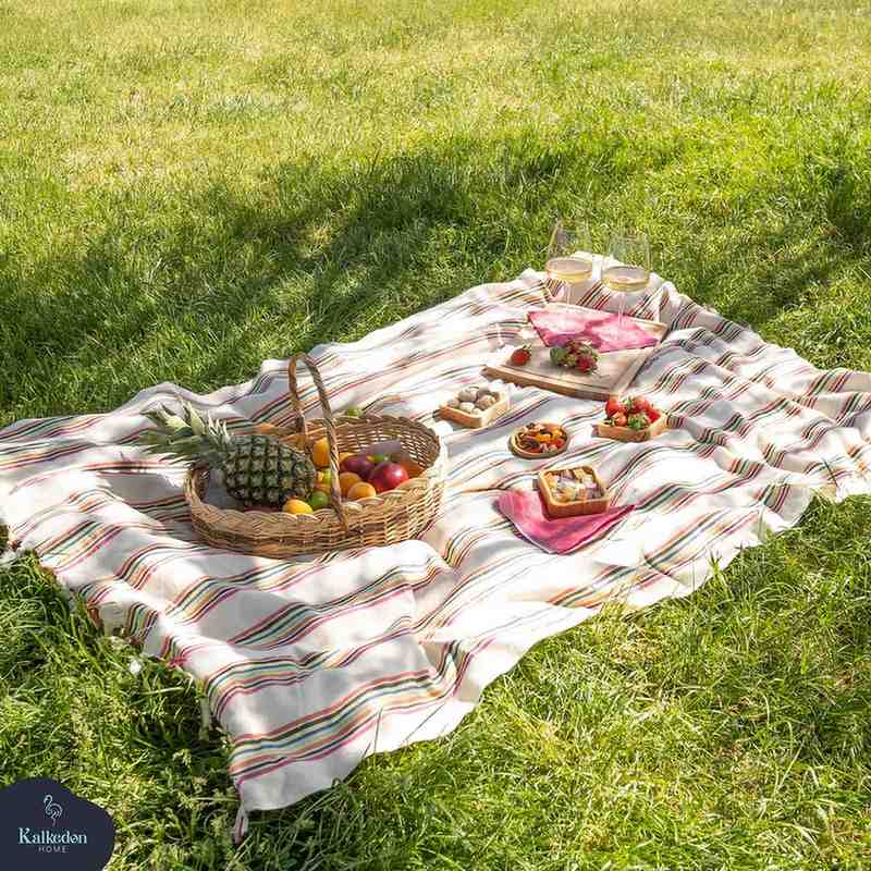 Rainbow Turkish Blanket - Image 3