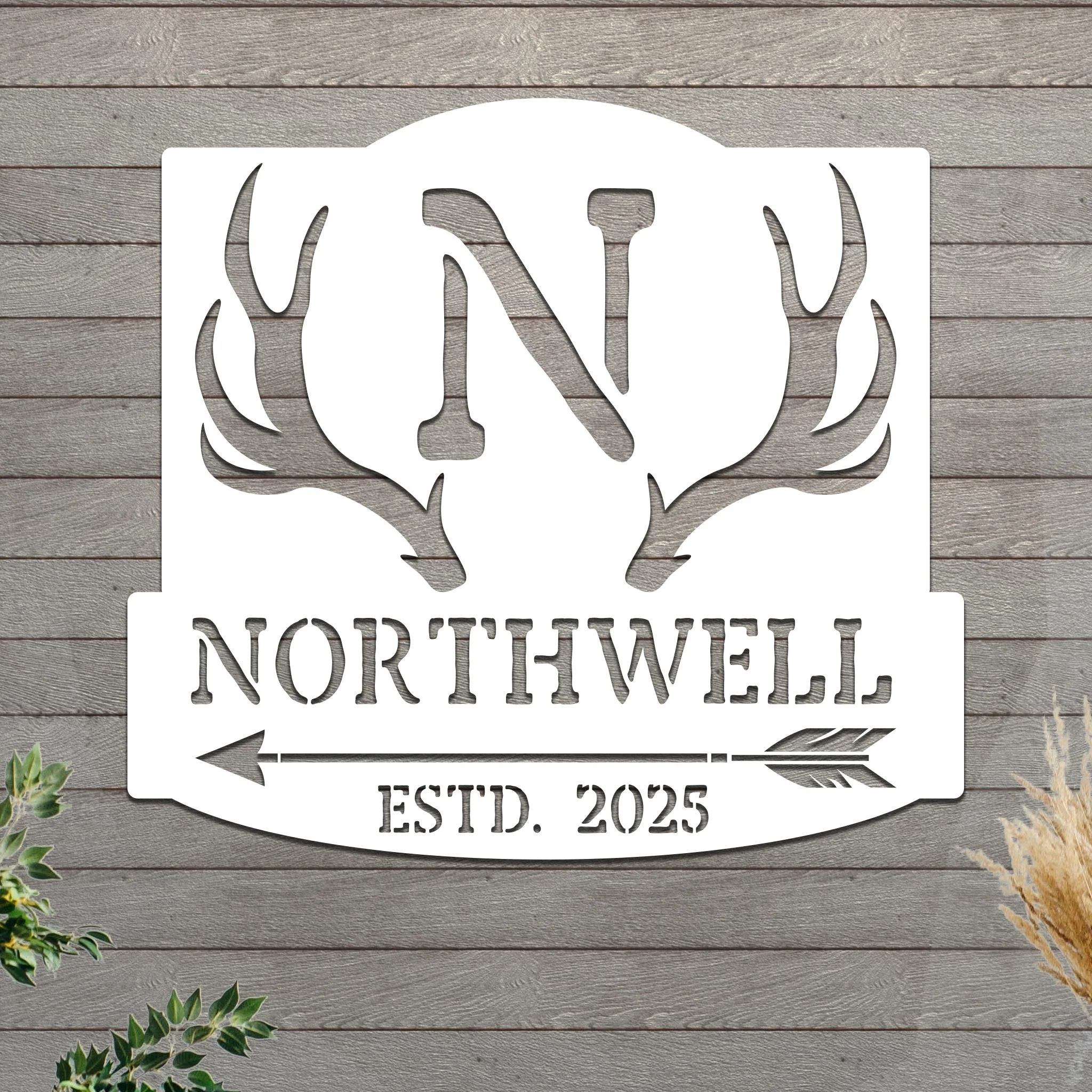 Ranch Sign With Antlers - Image 2