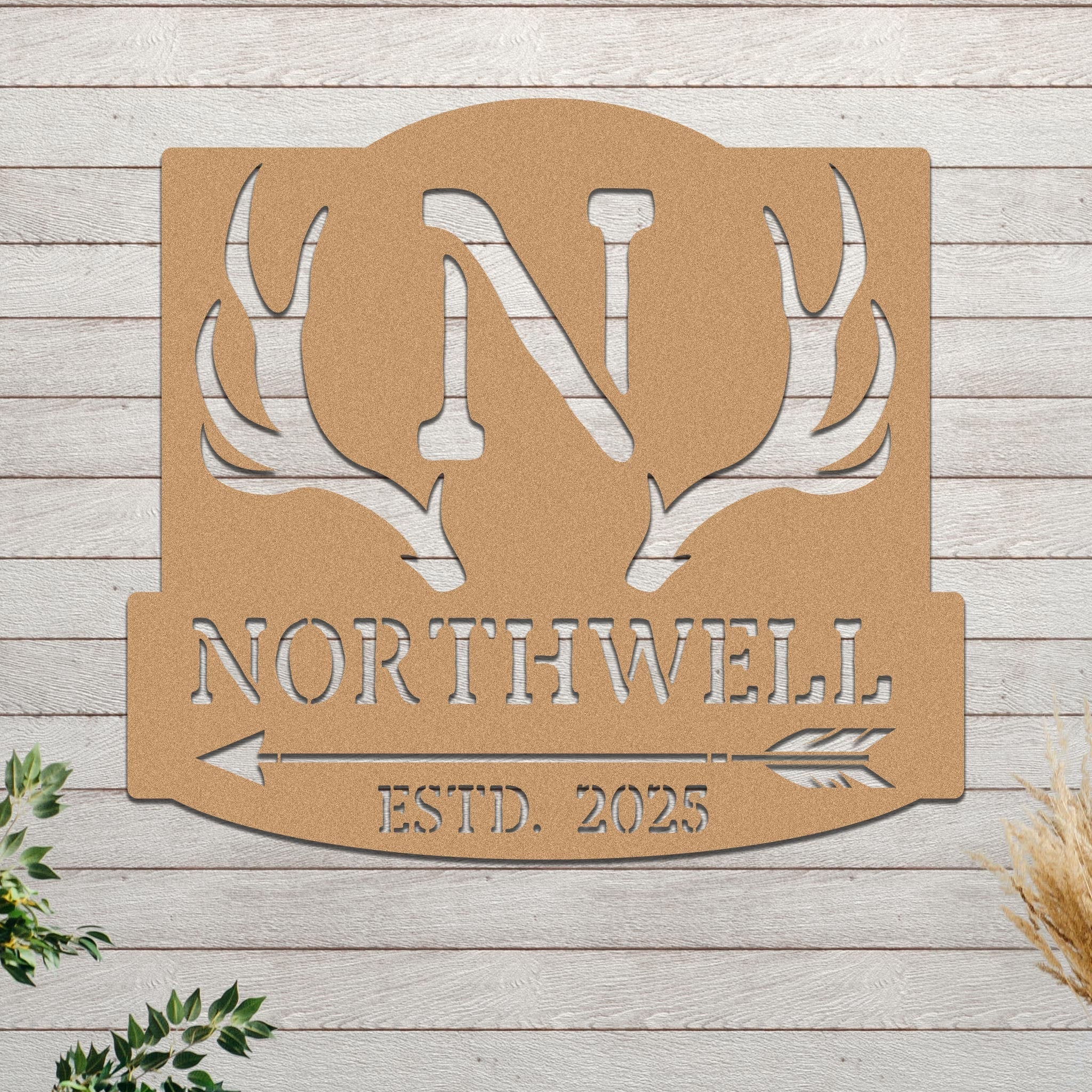 Ranch Sign With Antlers - Image 4