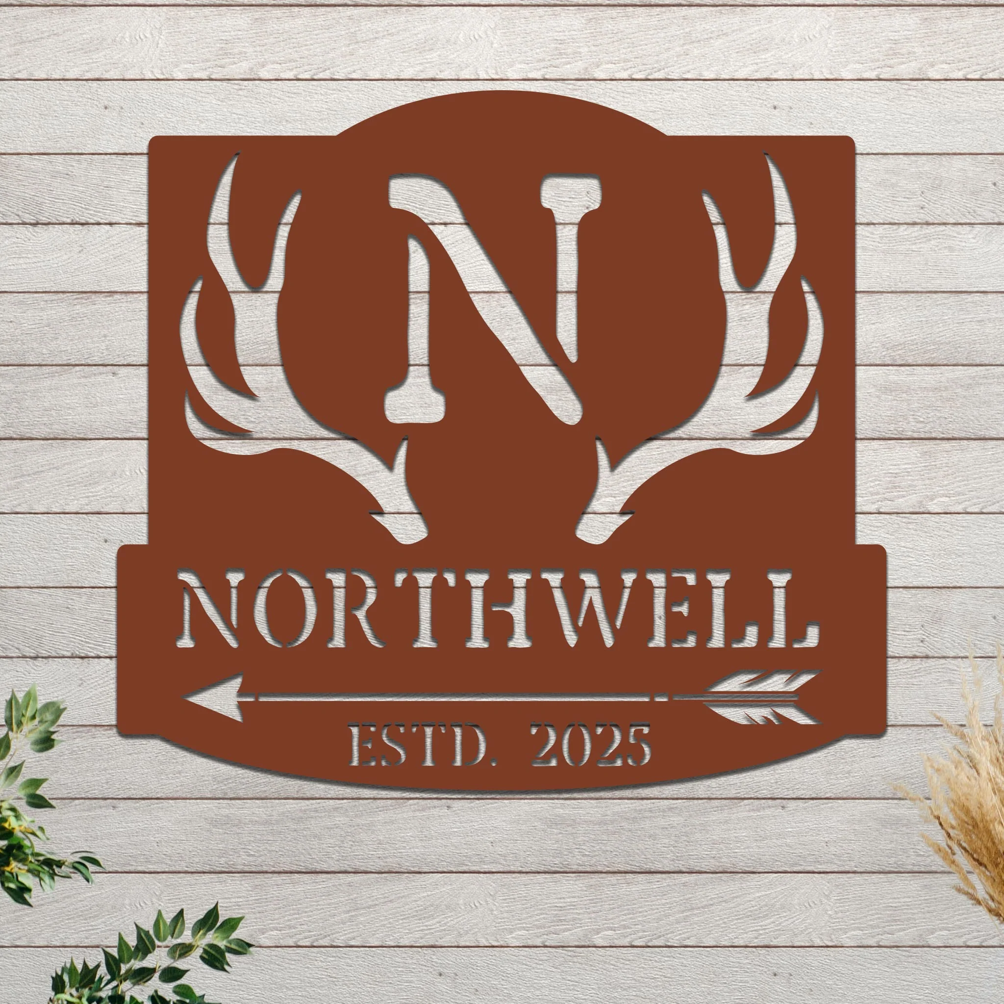 Ranch Sign With Antlers - Image 7