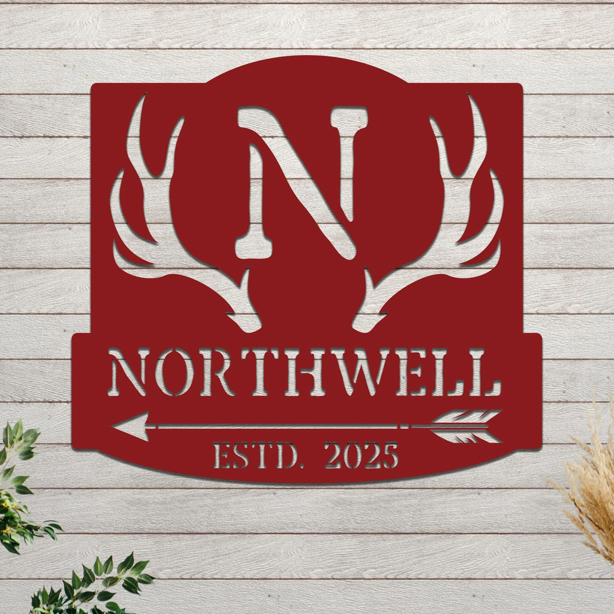 Ranch Sign With Antlers - Image 9