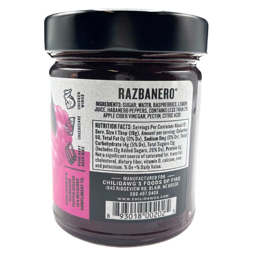 Razbanero Pepper Spread | Pack of 2 | 9 oz | Gluten Free | Chili Dawg's Foods of Fire - Image 3