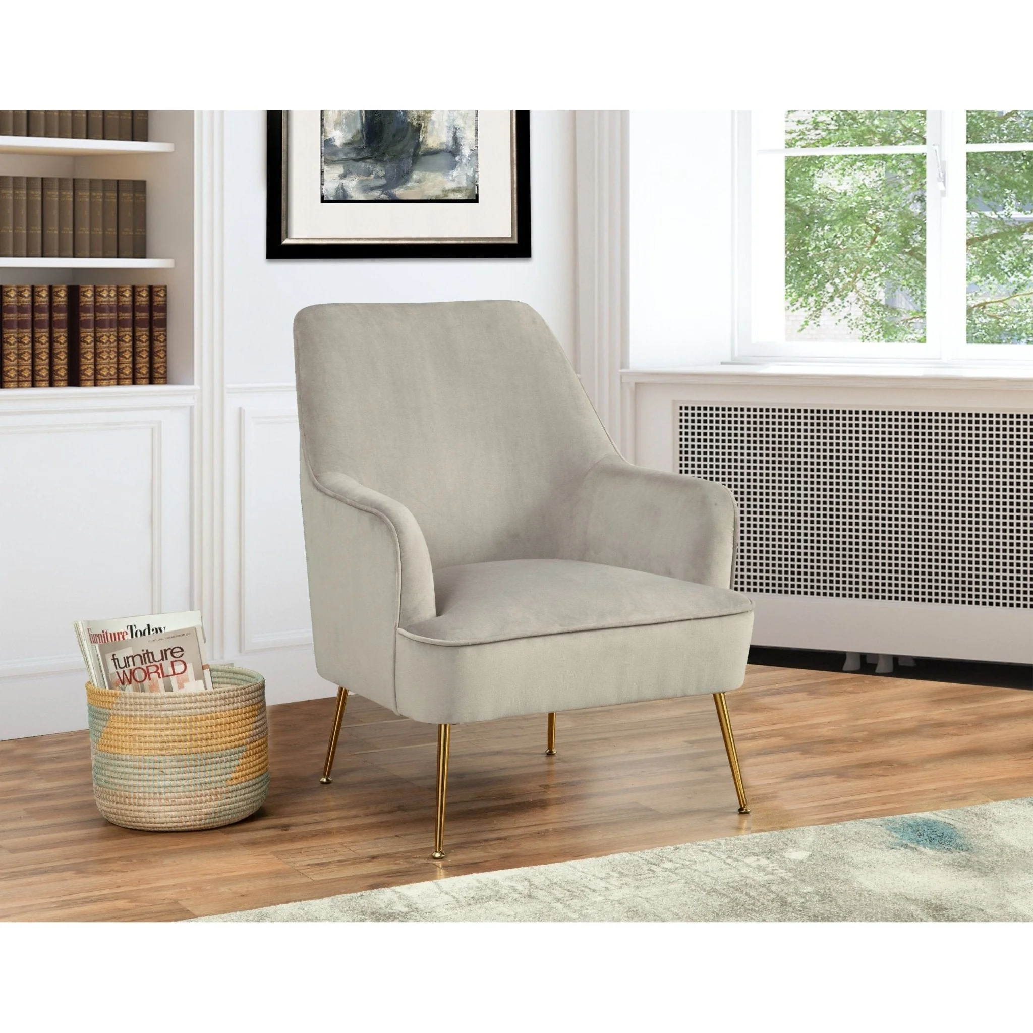 Rebecca Leisure Chair, Grey - Image 2