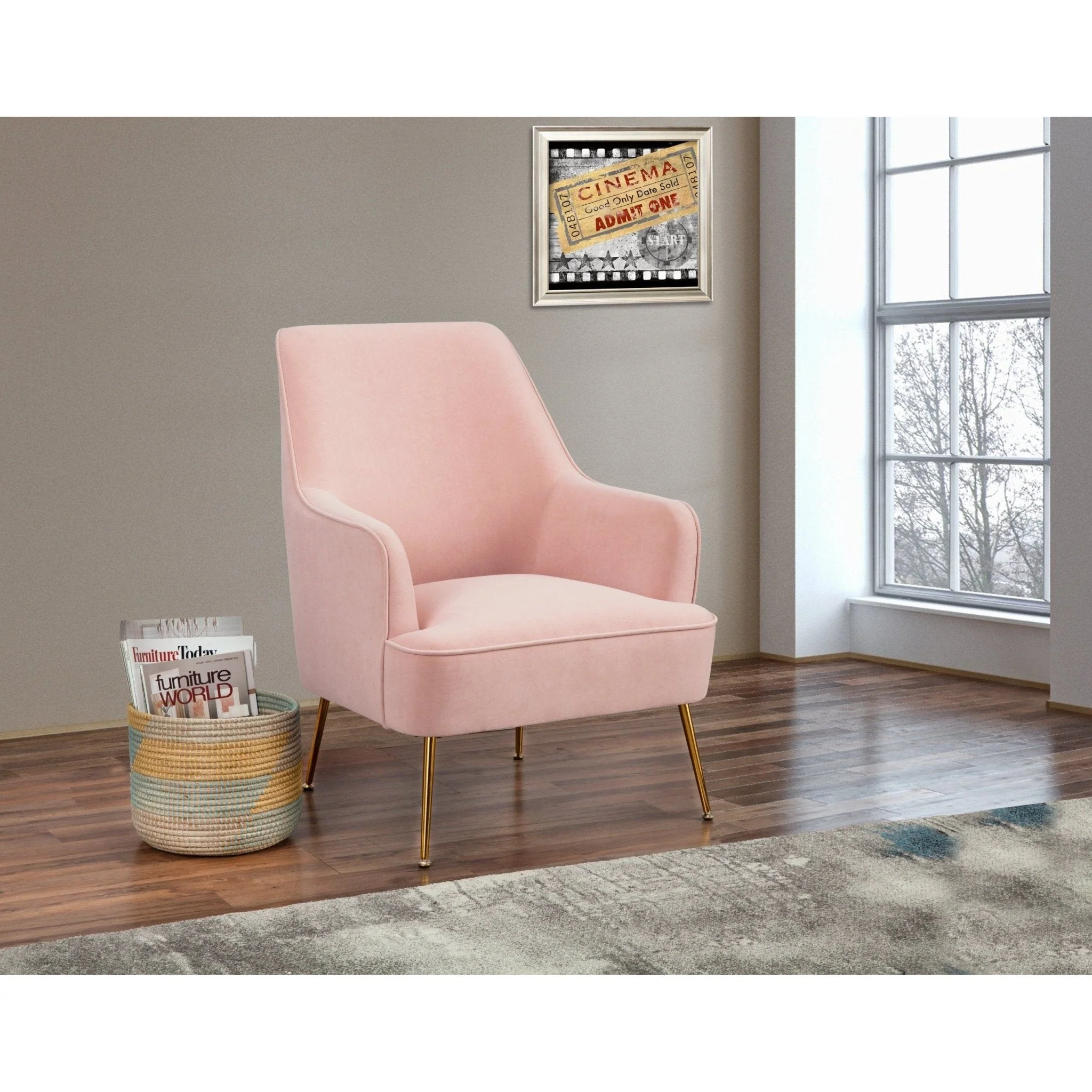Rebecca Leisure Chair, Pink - Image 2