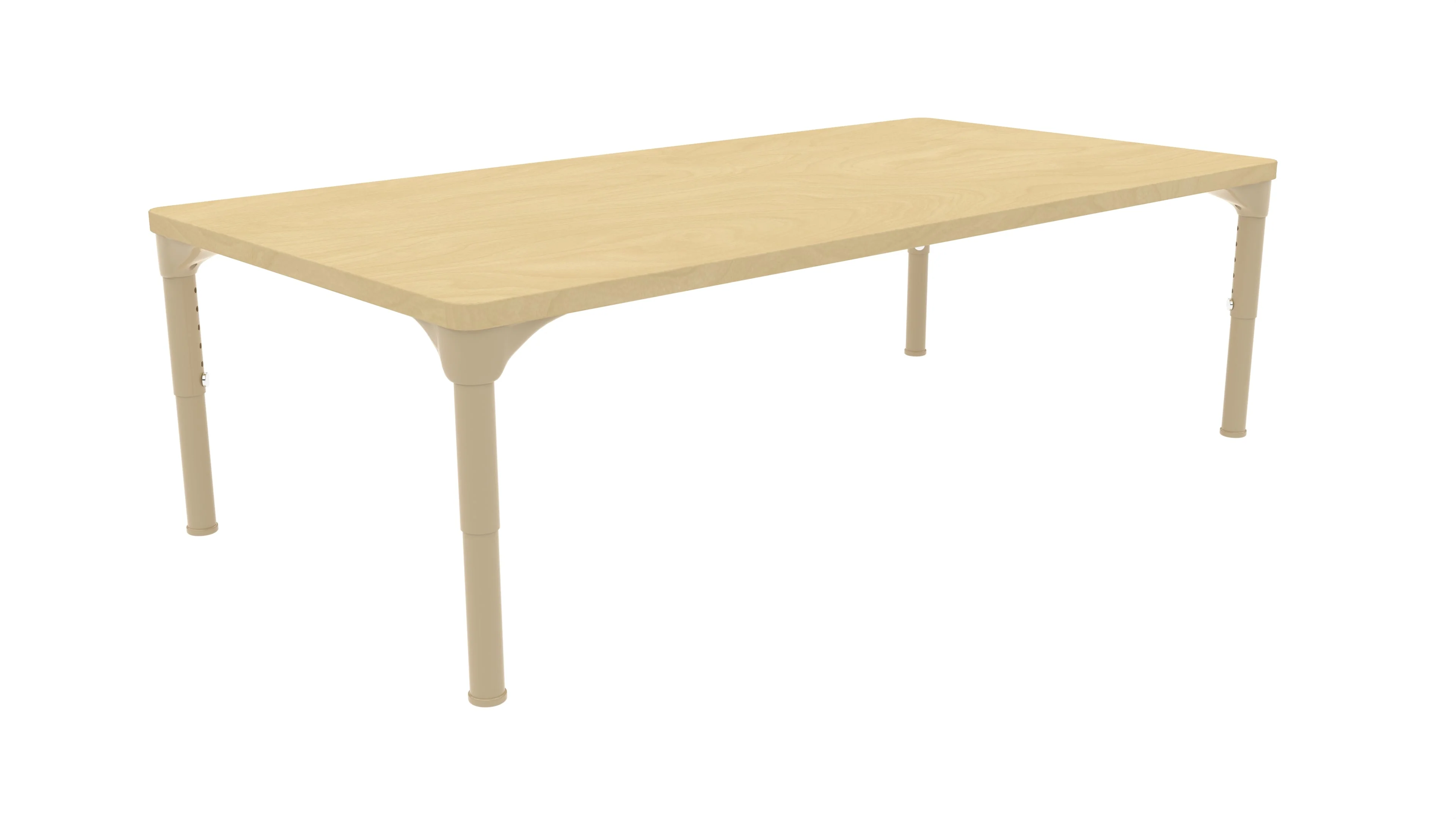 Rectangular Adjustable Kids Classroom Table – 17" to 25" Height | Durable Activity Table for School & Home - Image 11