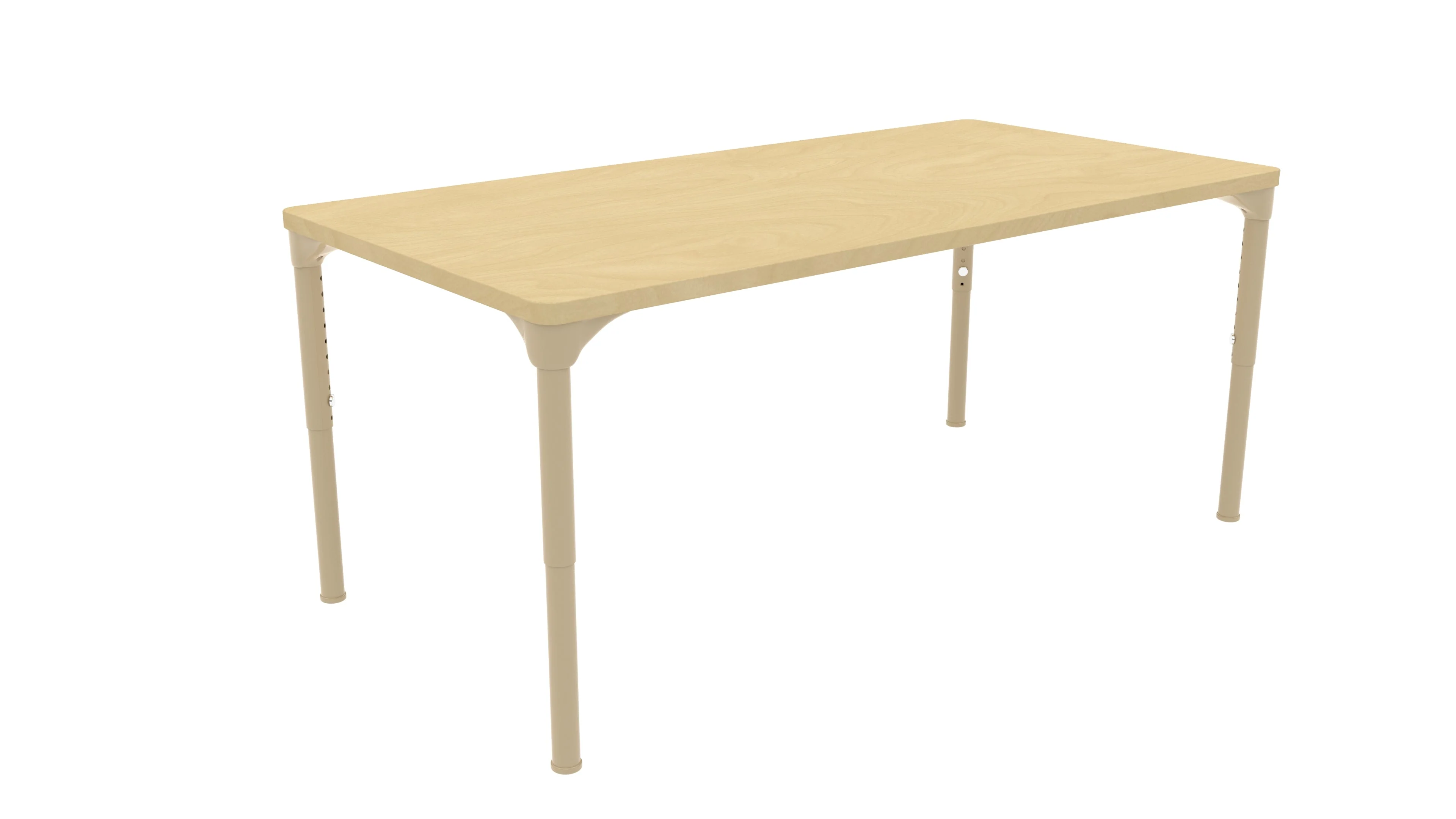 Rectangular Adjustable Kids Classroom Table – 17" to 25" Height | Durable Activity Table for School & Home - Image 7