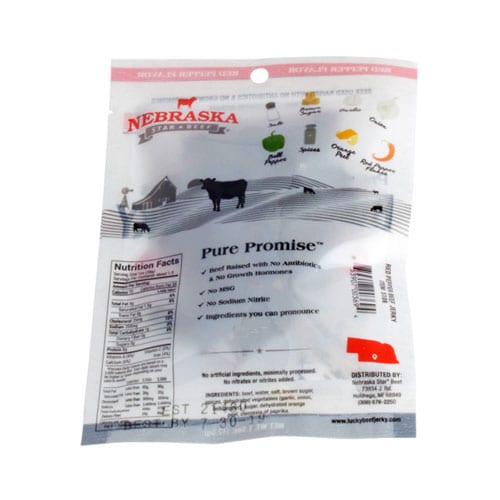 Red Pepper Beef Jerky | Pack of 6 | 1.5 oz | Nebraska Star Beef - Image 2