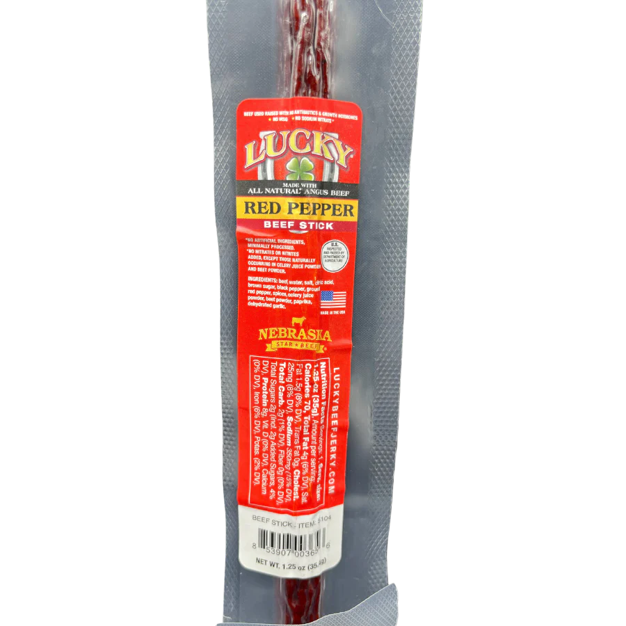 Red Pepper Beef Stick | Pack of 12 | 1.25 oz | Nebraska Star Beef - Image 4