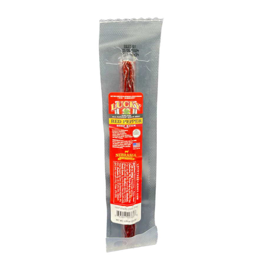 Red Pepper Beef Stick | Pack of 48 | 1.25 oz | Nebraska Star Beef - Image 2