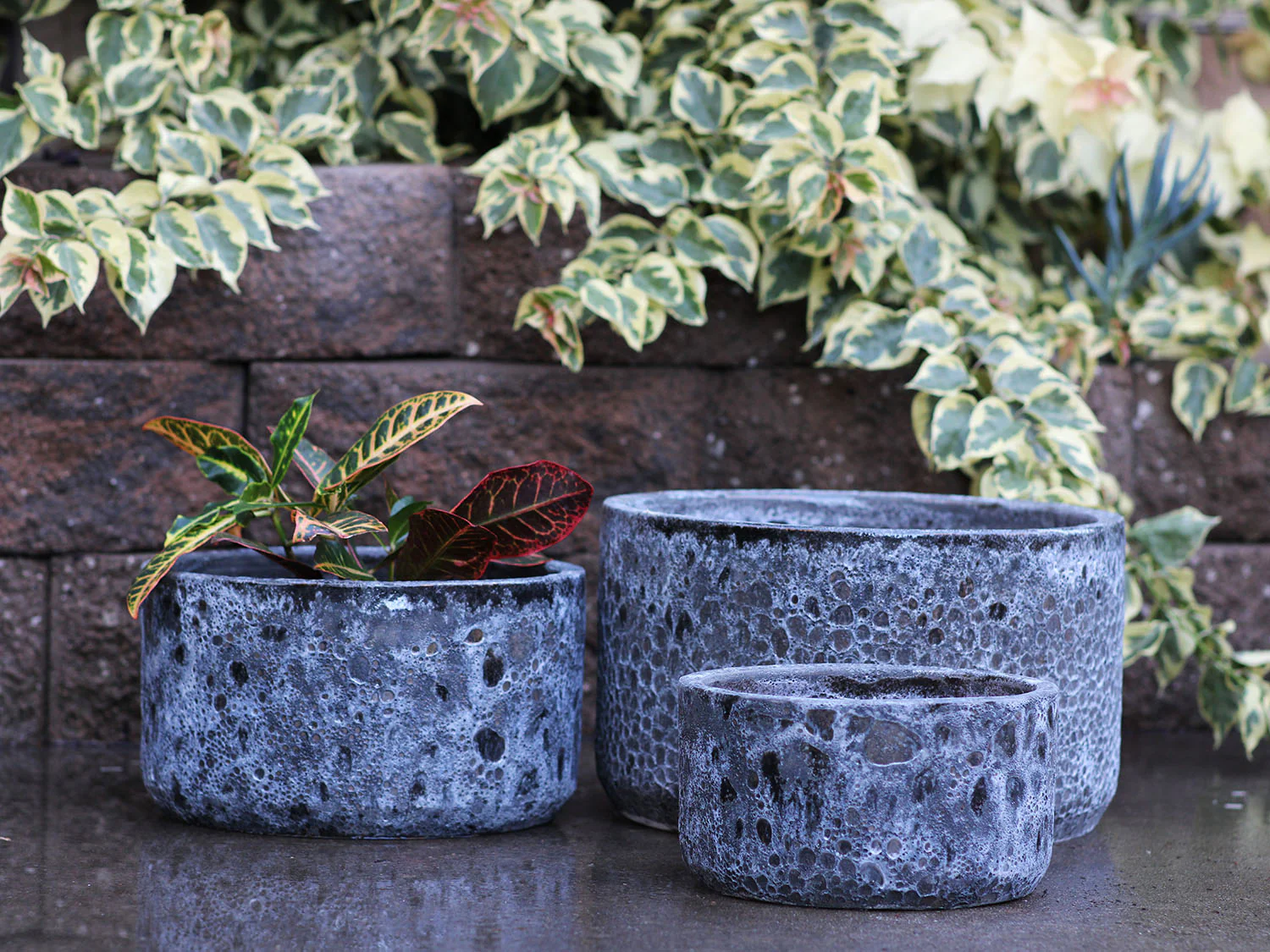 Redondo Low Mid Planter- Set of 3 By Plantatorem - Image 2