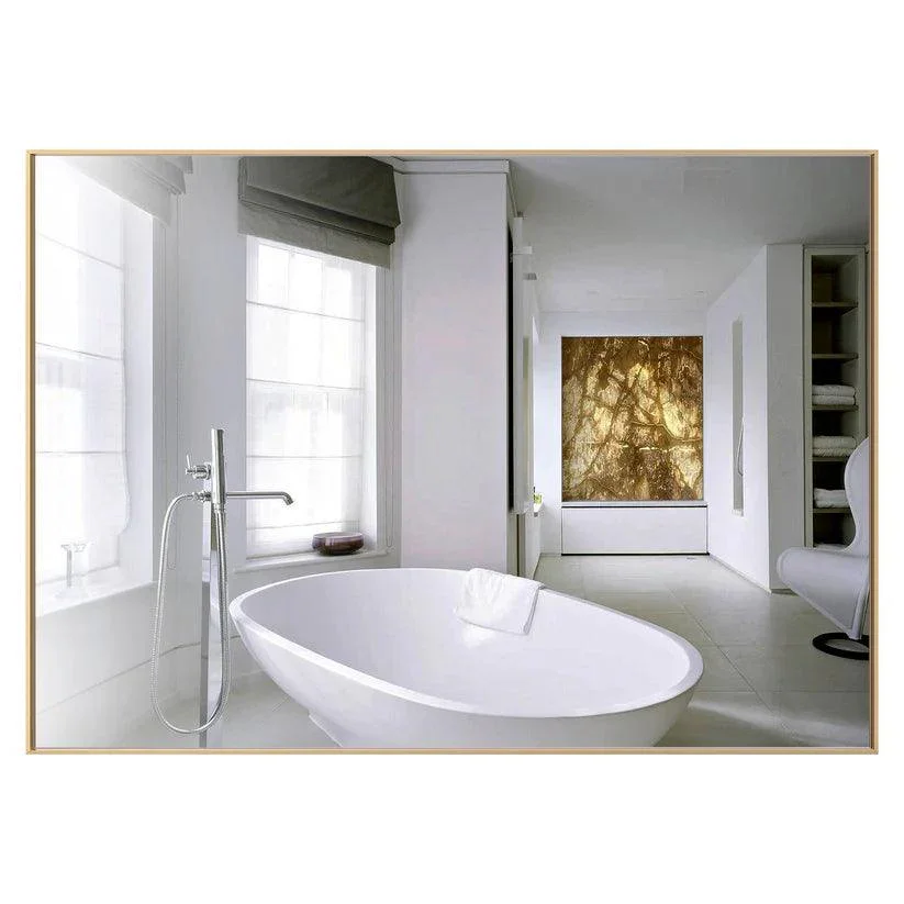 Reflections Sleek Modern Black Aluminum Framed Wall Mirror - Image 31