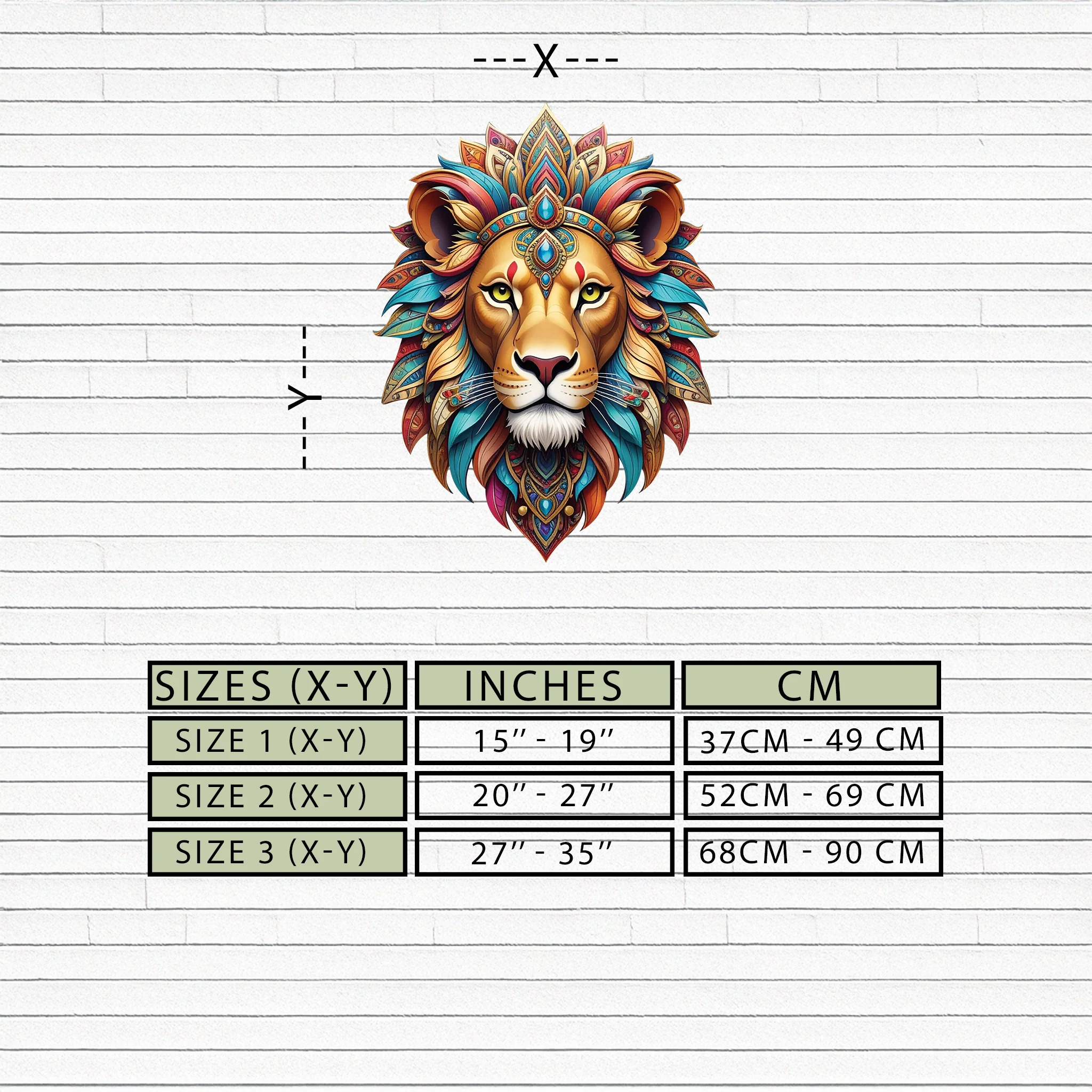 Regal Lion Metal Wall Art – Tribal Vibes, Fierce Style-KAFUVM029 - Image 9