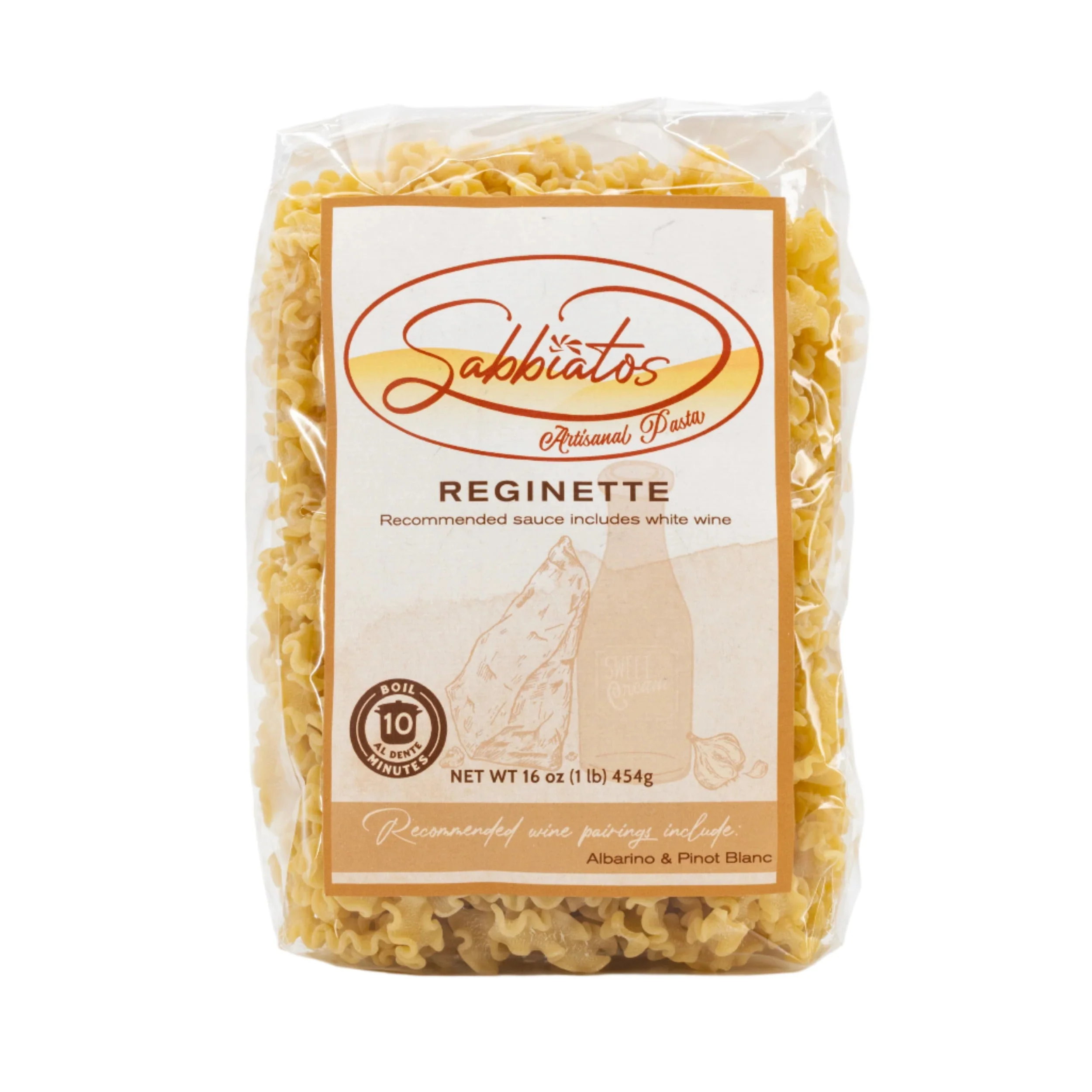 Reginette Pasta | 16 oz | Pack of 2 | Sabbiatos - Image 2