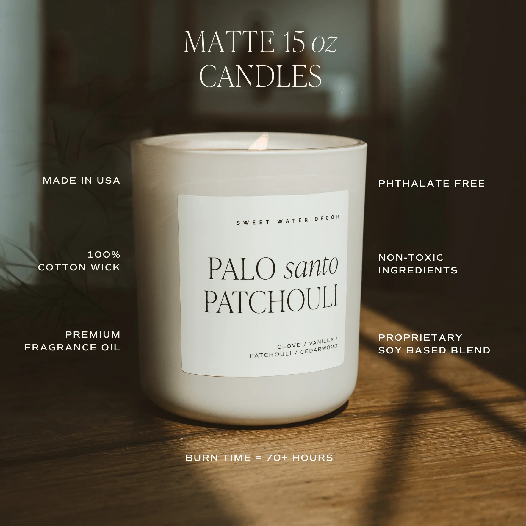 Relax Girl Soy Candle - Tan Matte Jar - 15 oz (Relaxation) - Image 4