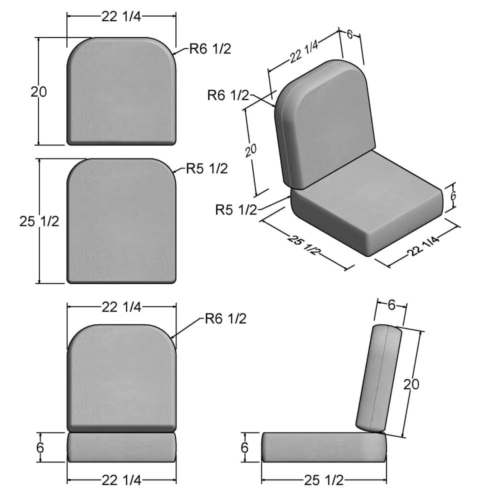 Replacement Patio Cushions – Durable Comfort & Vibrant Style for Your Outdoor Space - Image 2