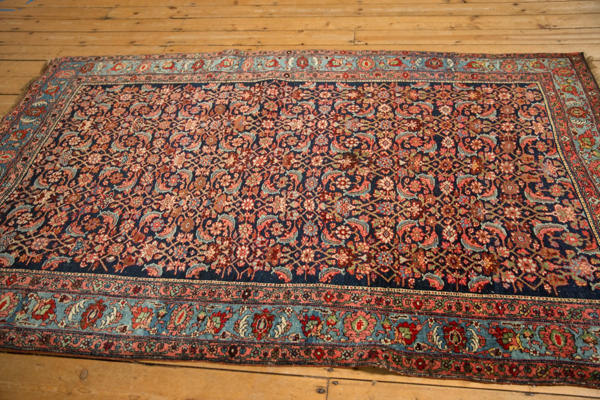 RESERVED 4.5x7 Antique Bijar Rug - Image 11