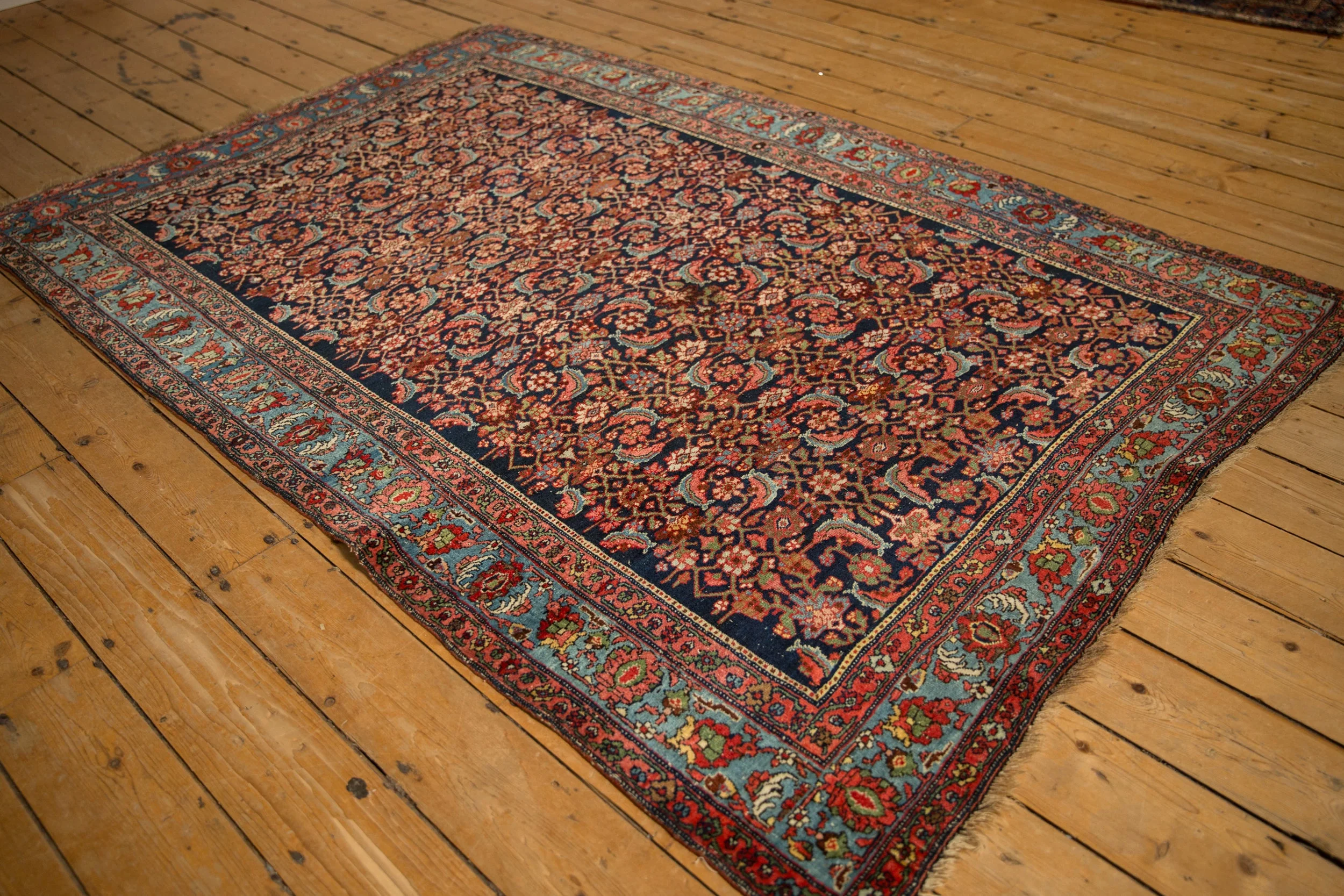 RESERVED 4.5x7 Antique Bijar Rug - Image 4