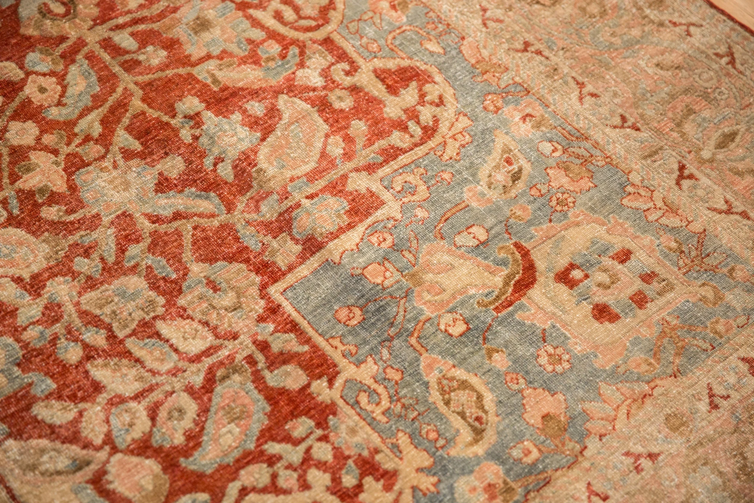 6.5x10.5 Vintage Distressed Tabriz Carpet - Image 10