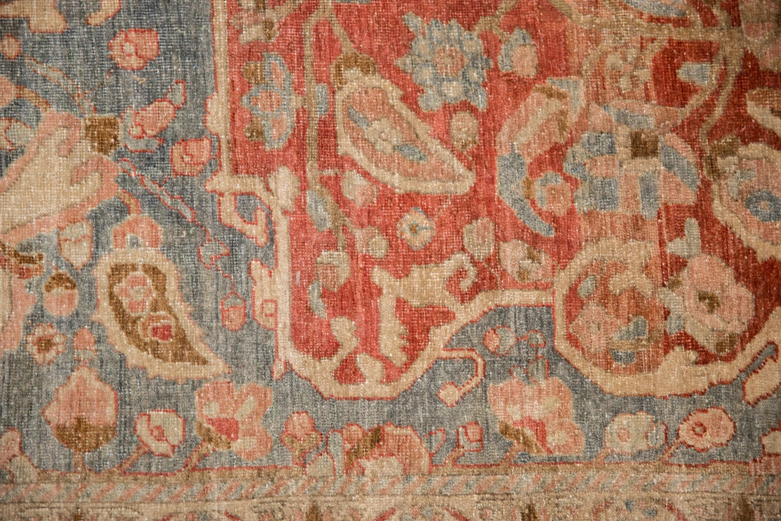 6.5x10.5 Vintage Distressed Tabriz Carpet - Image 6
