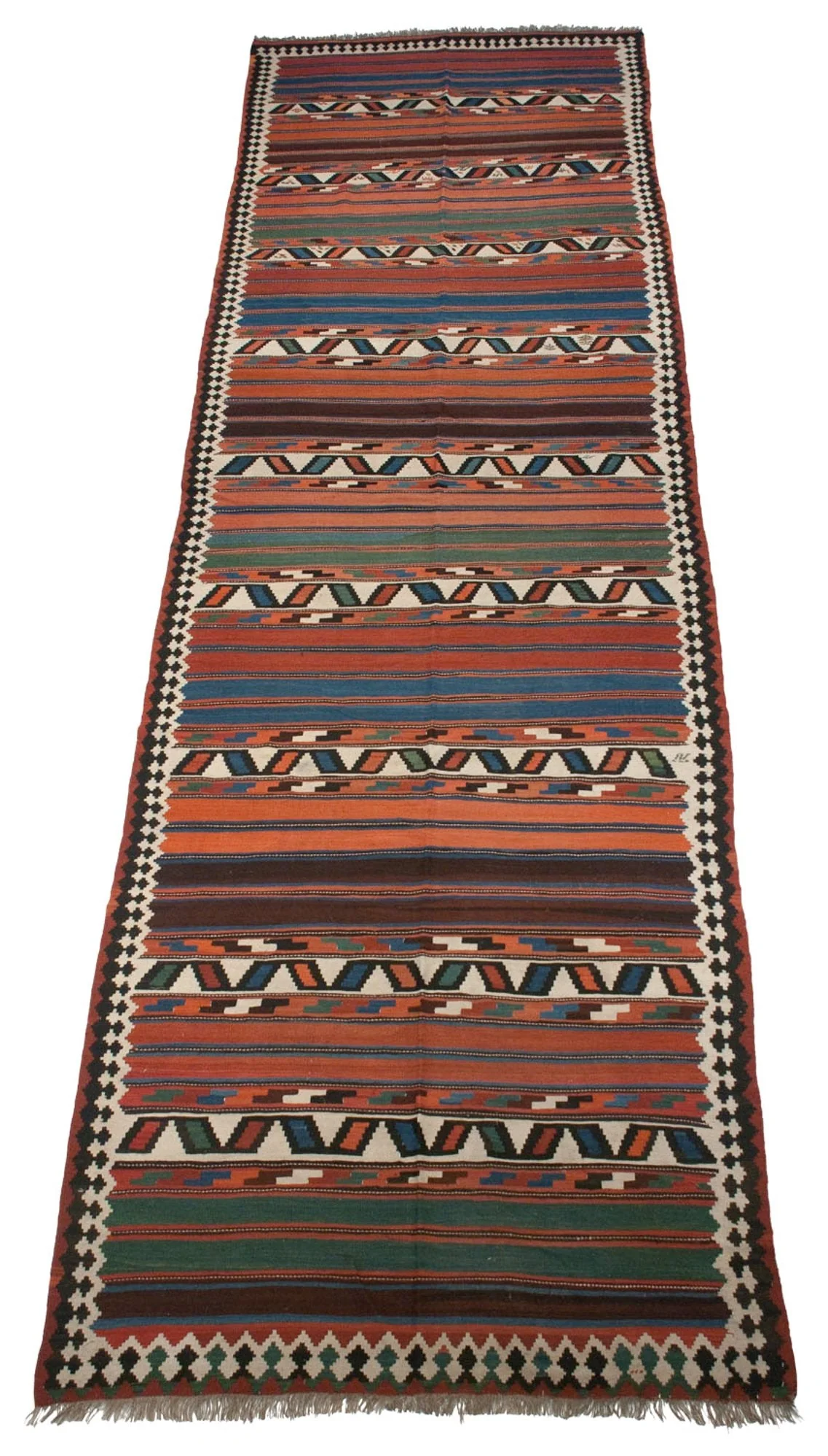 RESERVED 6x20 Antique Persian Kilim Carpet - Image 3