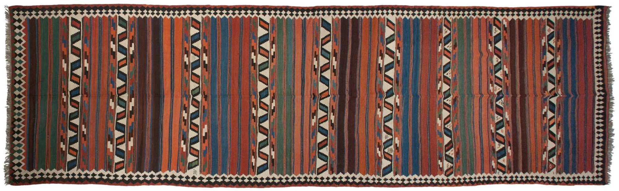 RESERVED 6x20 Antique Persian Kilim Carpet - Image 4