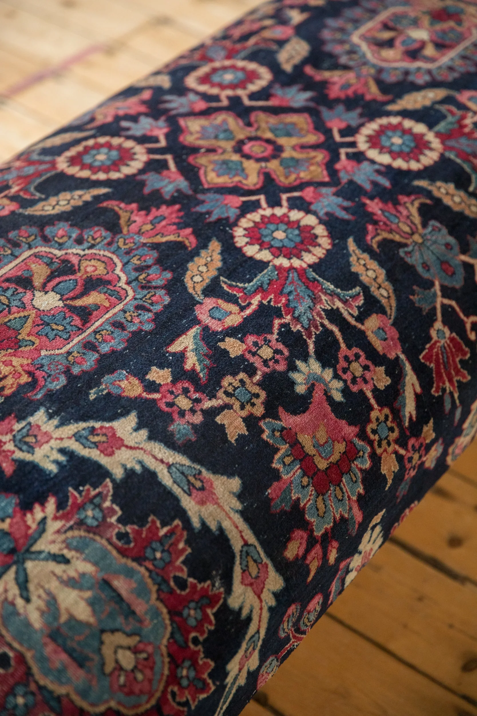 Vintage Persian Rug Ottoman Coffee Table - Image 9