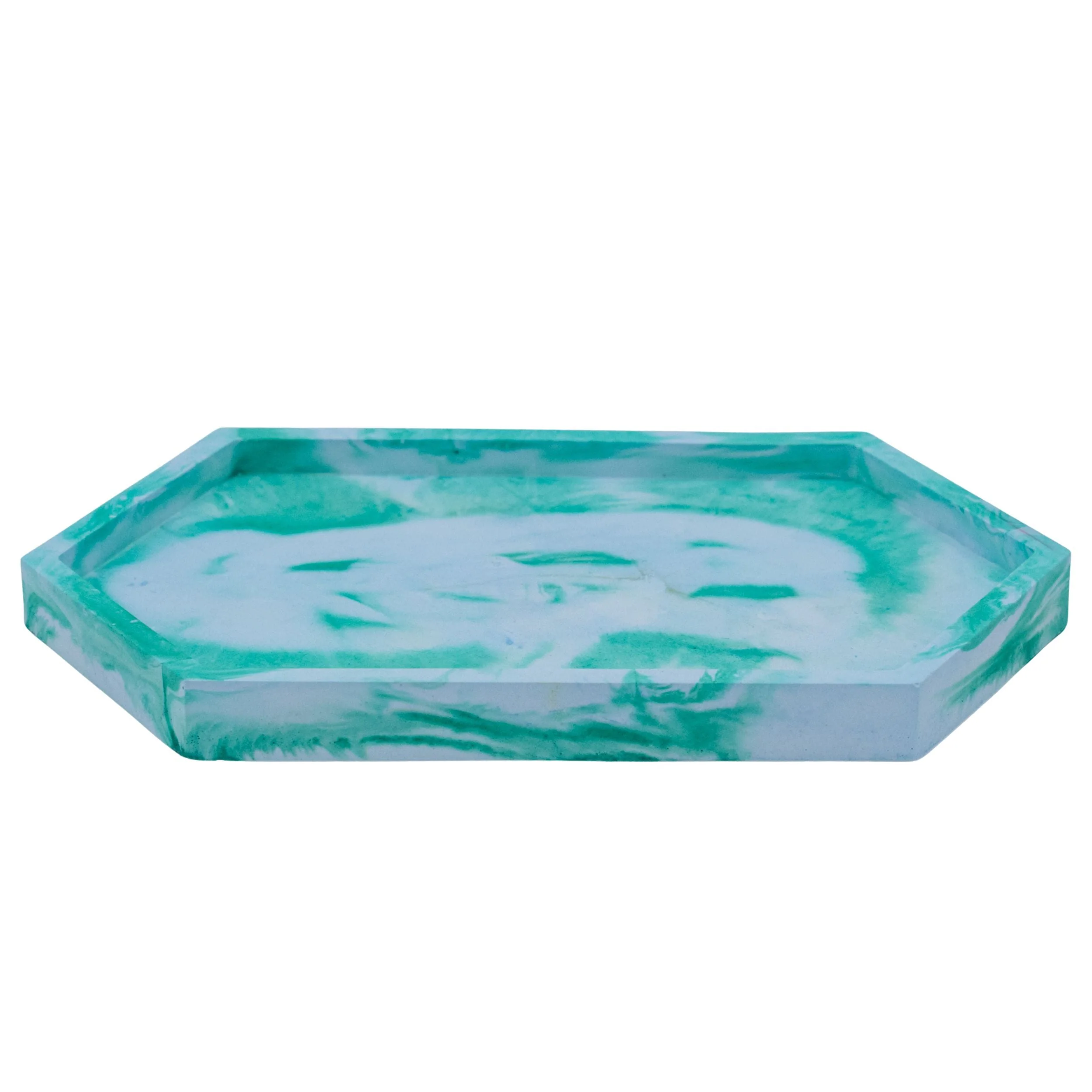 Resin-Crete Jewelry Tray Set | 6.5" x 4" Hexagon | Color Crete Creations - Image 4