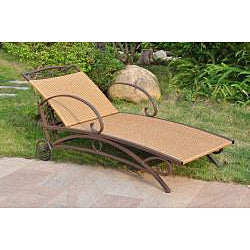 Resin Wicker / Steel Multi-Position Chaise Lounge Chair Recliner - Image 2