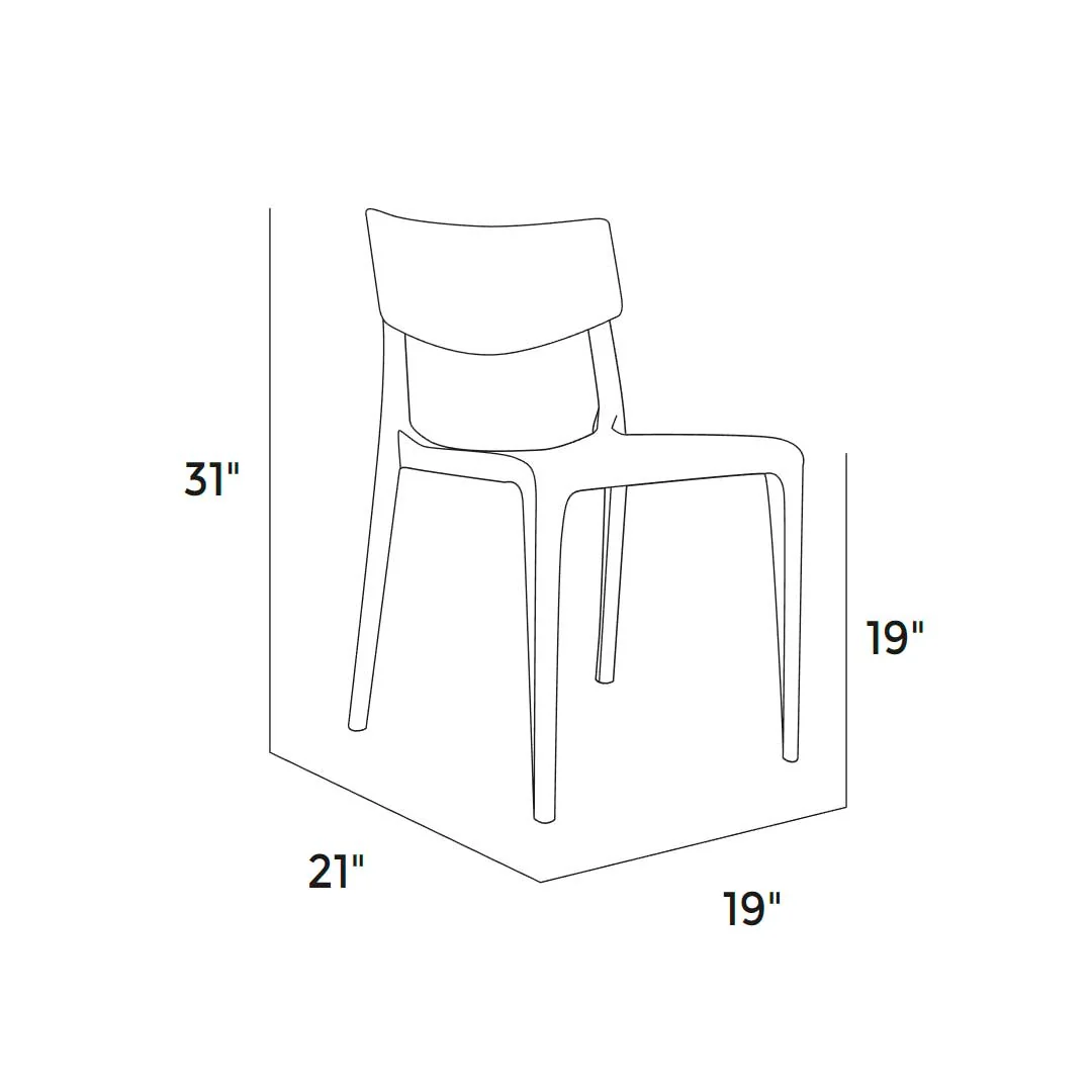 Restaurant Outdoor Armchair - Set of 4 - Town - Image 5