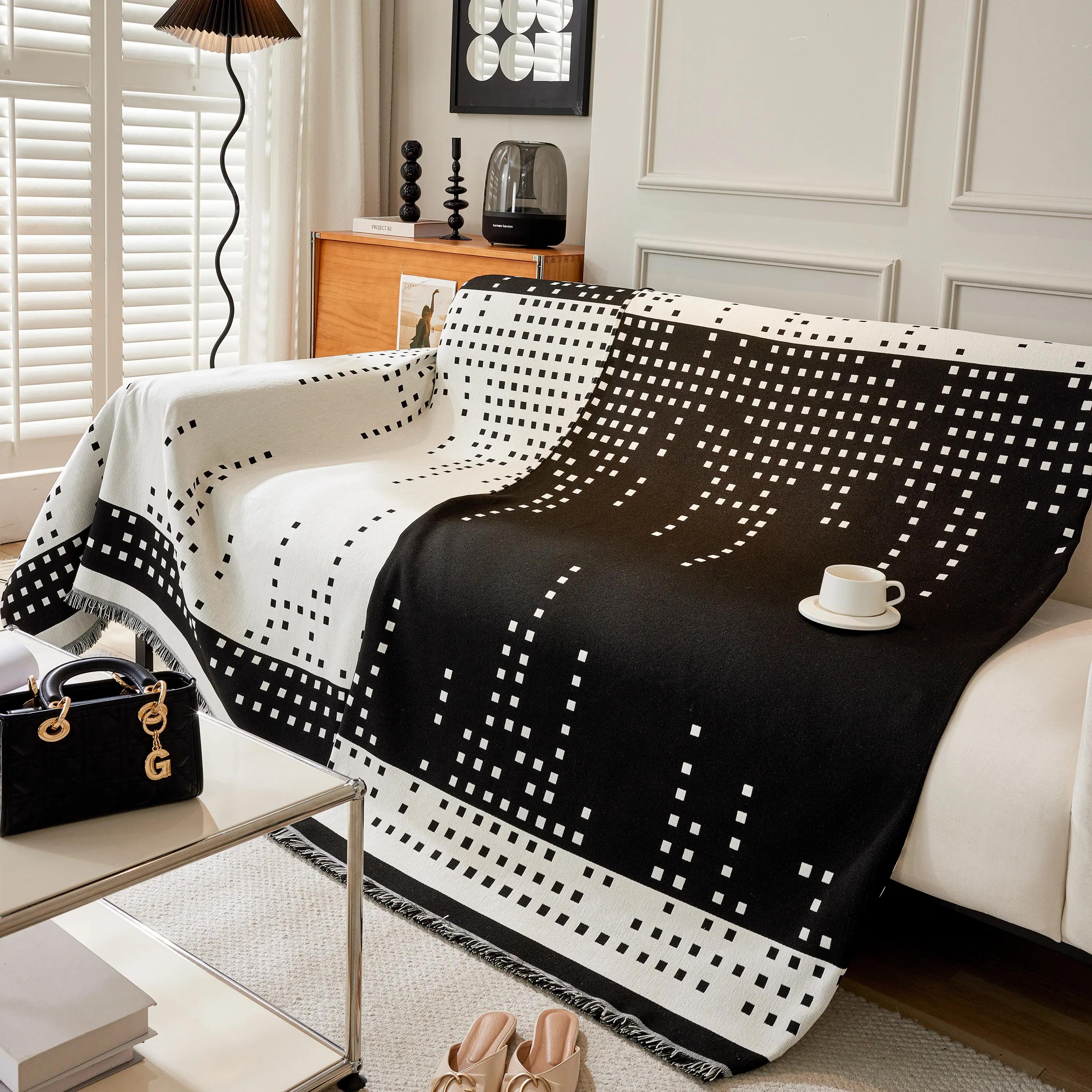 Reversible Chenille Sofa Covers for Pets, Large Throw Blanket for Couch, Blanket on The Sofa - Image 2
