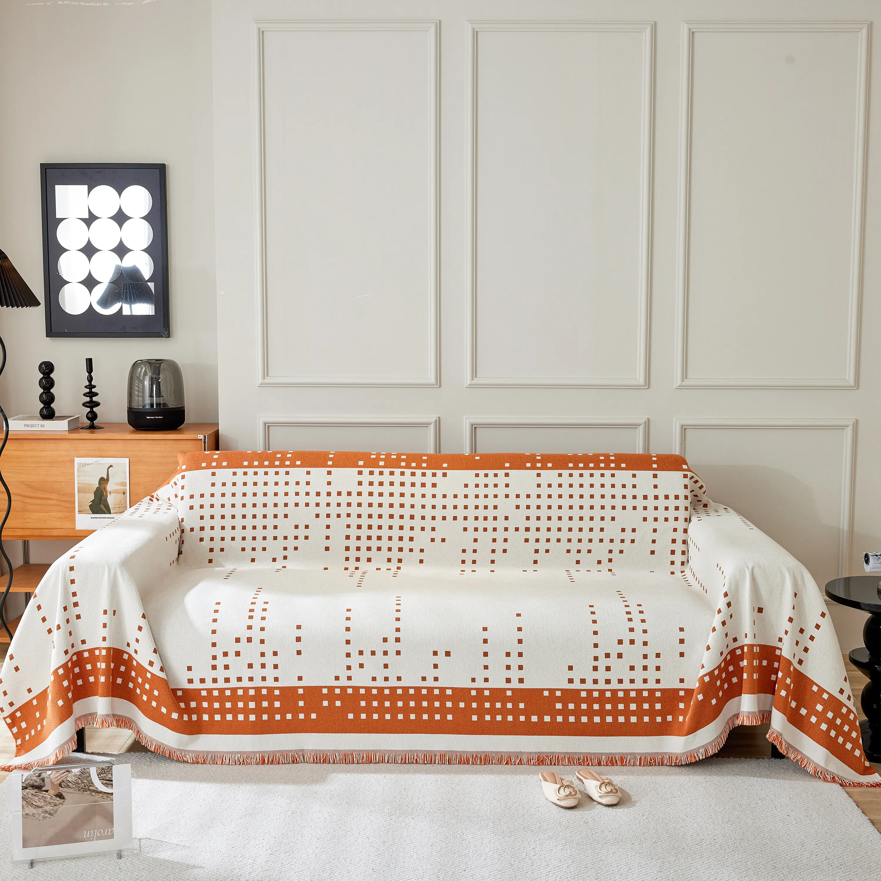 Reversible Chenille Sofa Covers for Pets, Large Throw Blanket for Couch, Blanket on The Sofa - Image 37