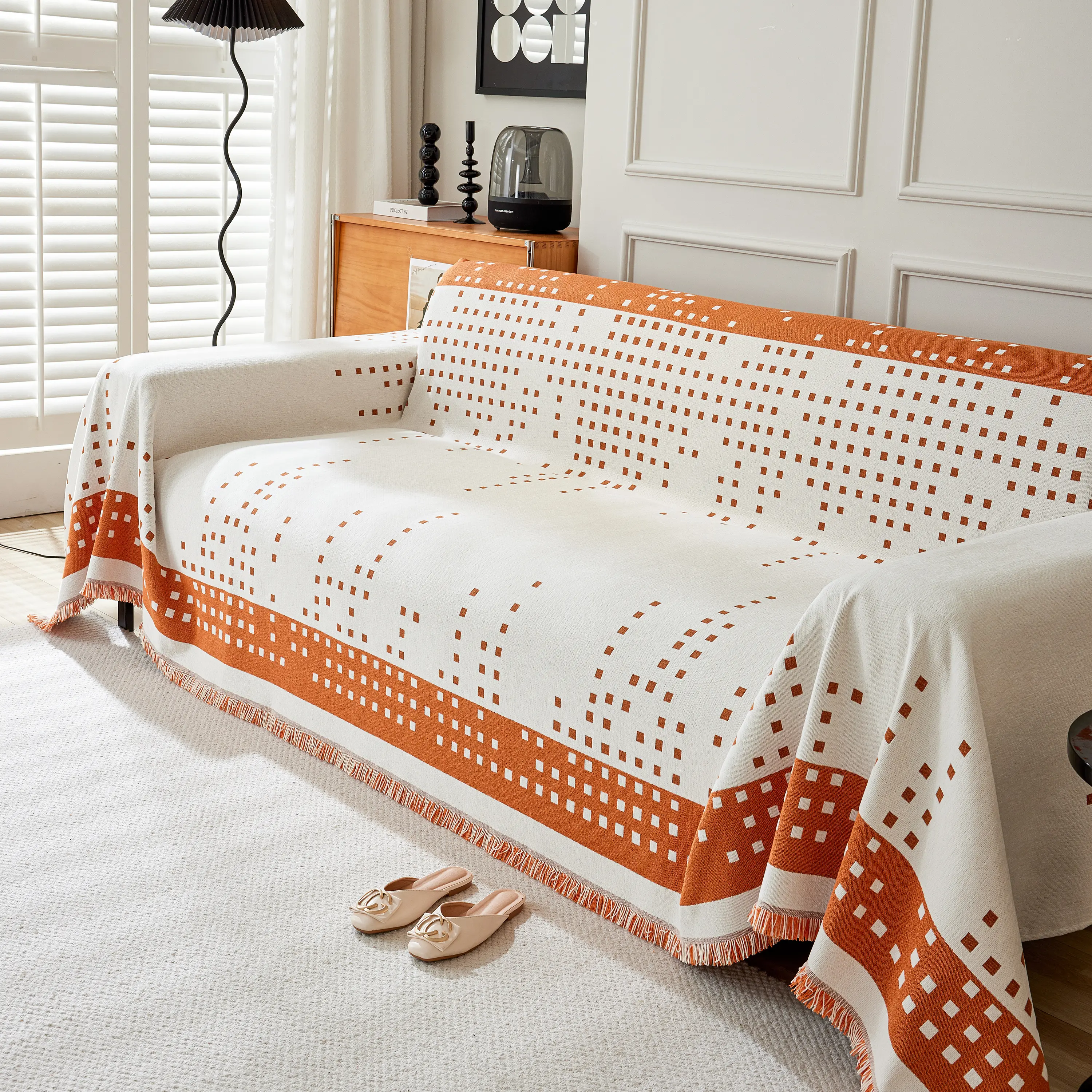 Reversible Chenille Sofa Covers for Pets, Large Throw Blanket for Couch, Blanket on The Sofa - Image 38