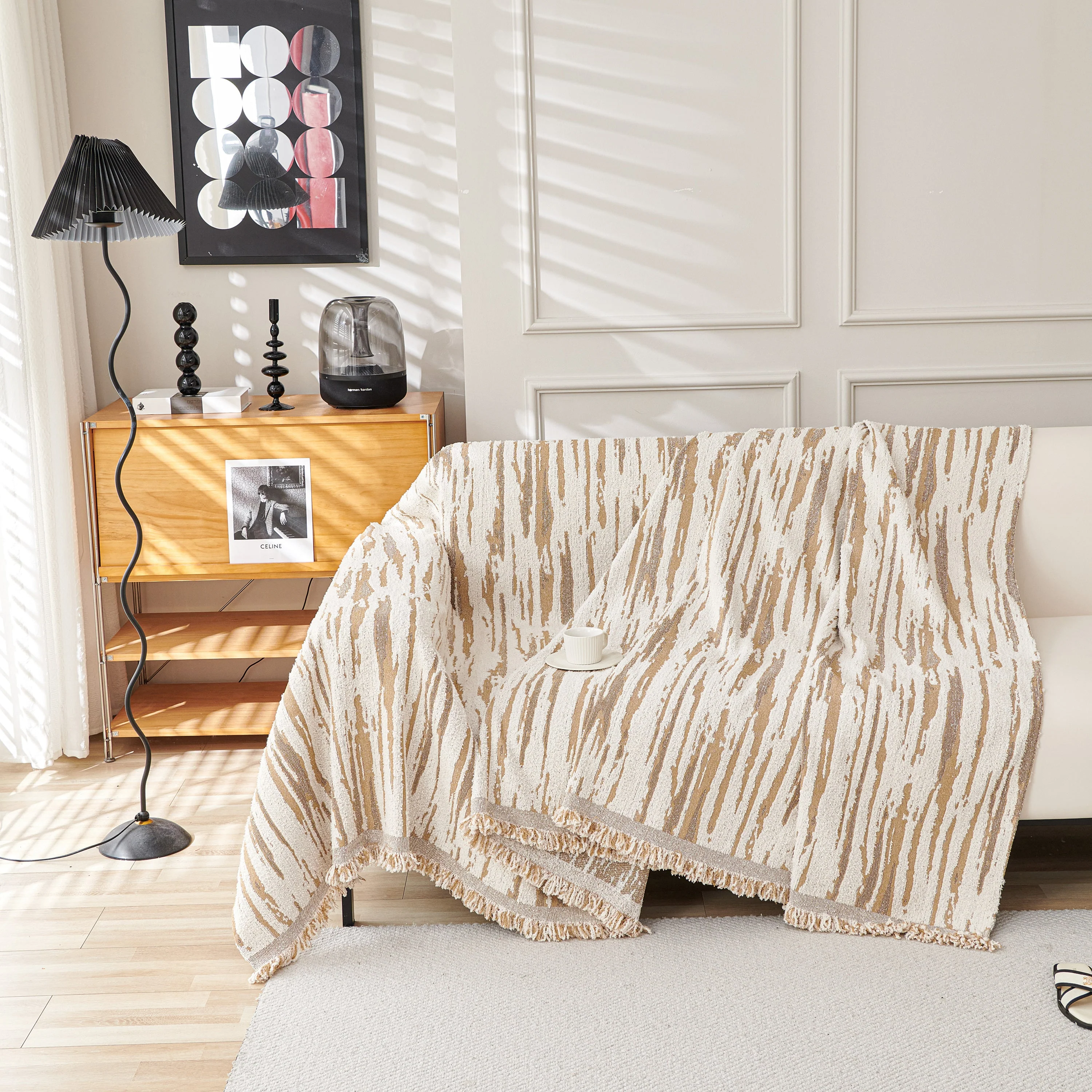 Reversible Sofa Throw Blanket, Couch Cover Sofa Slipcover for Most Shape Sofas - Image 16