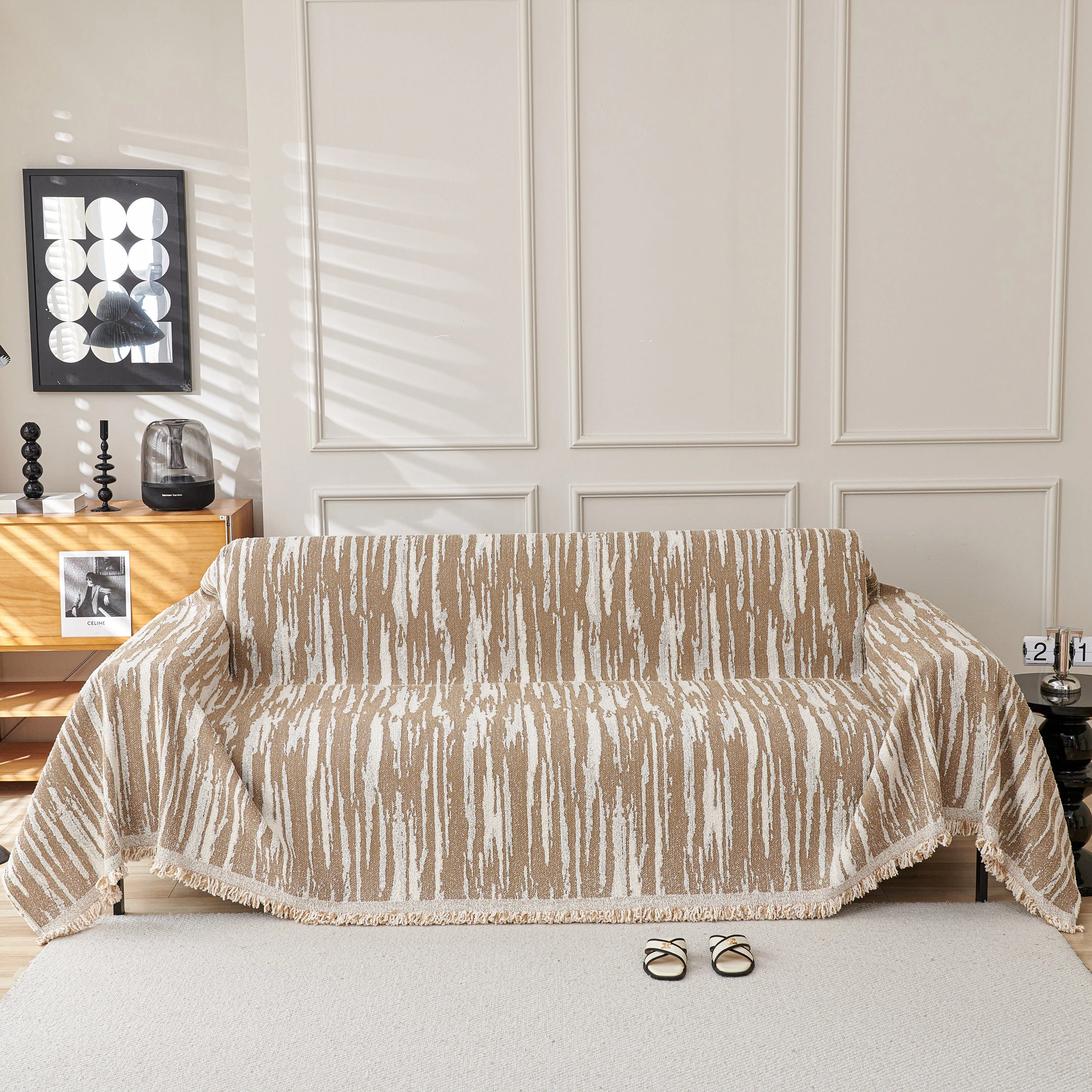 Reversible Sofa Throw Blanket, Couch Cover Sofa Slipcover for Most Shape Sofas - Image 32