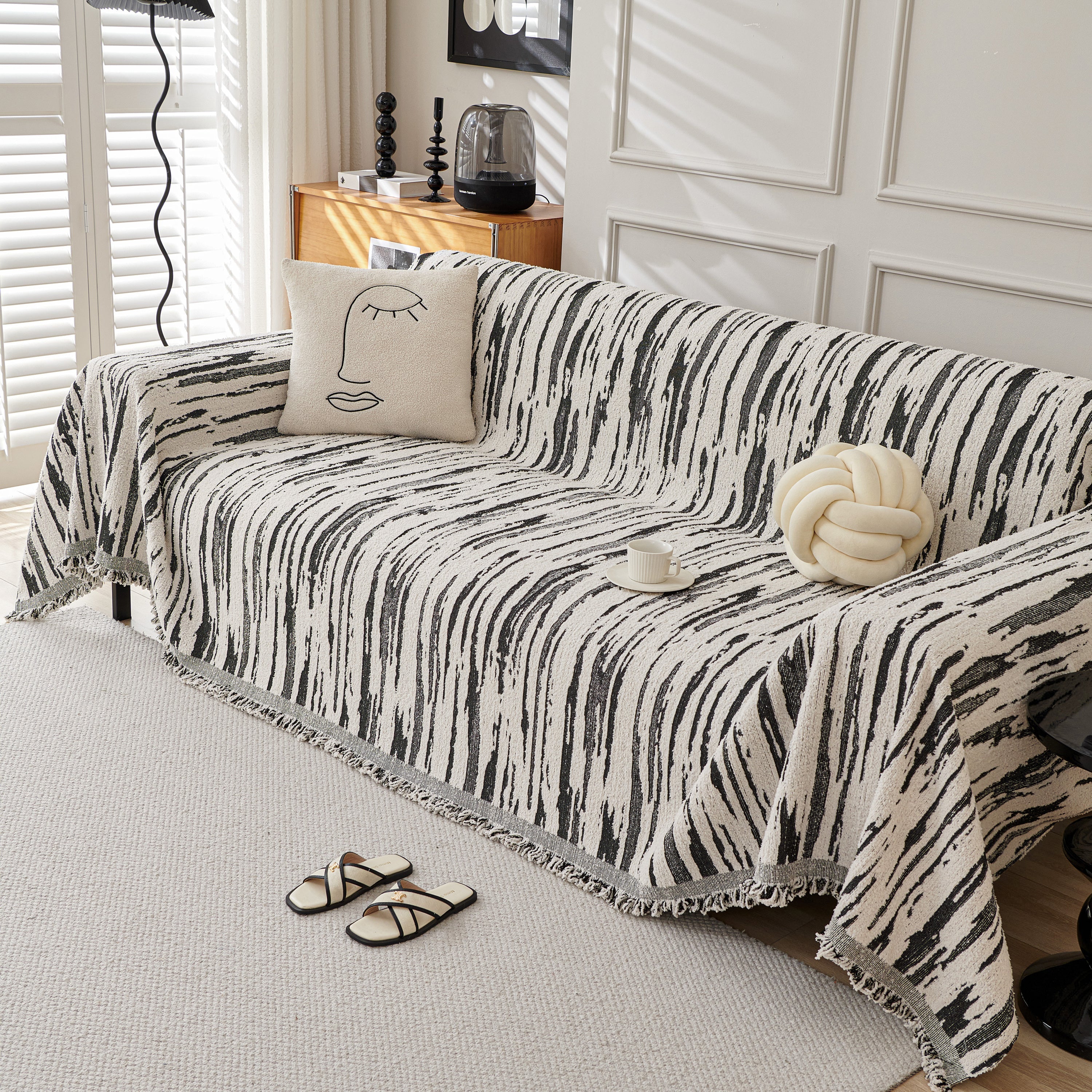 Reversible Sofa Throw Blanket, Couch Cover Sofa Slipcover for Most Shape Sofas - Image 33